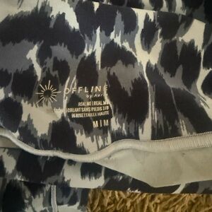 OFFLINE by Aerie Women's High-Rise Leggings - Blue and White